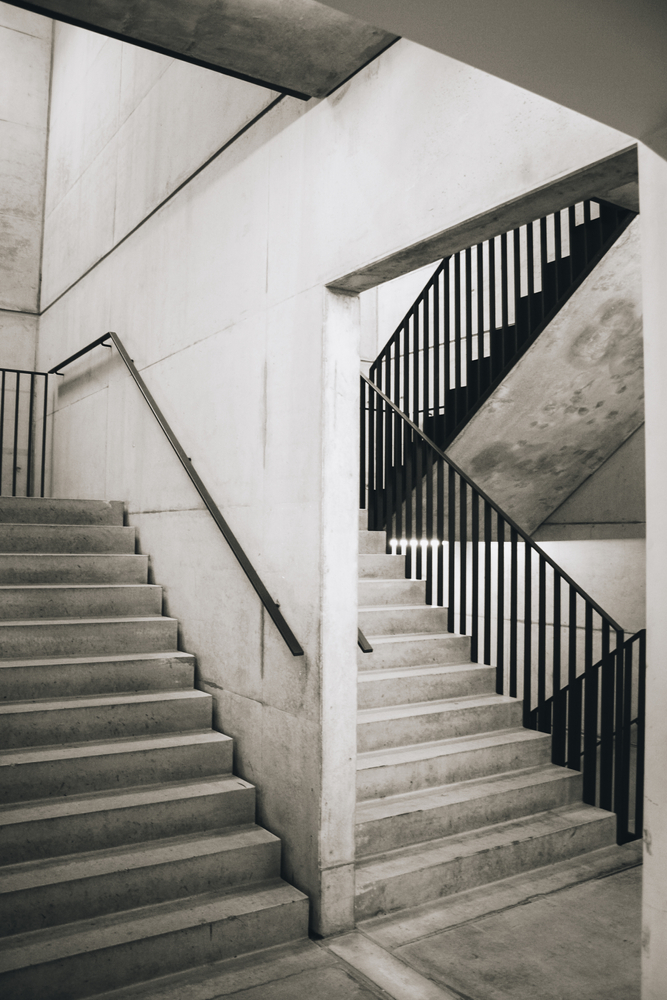 Metalen trap gemaakt door Staalatelier Verleye 